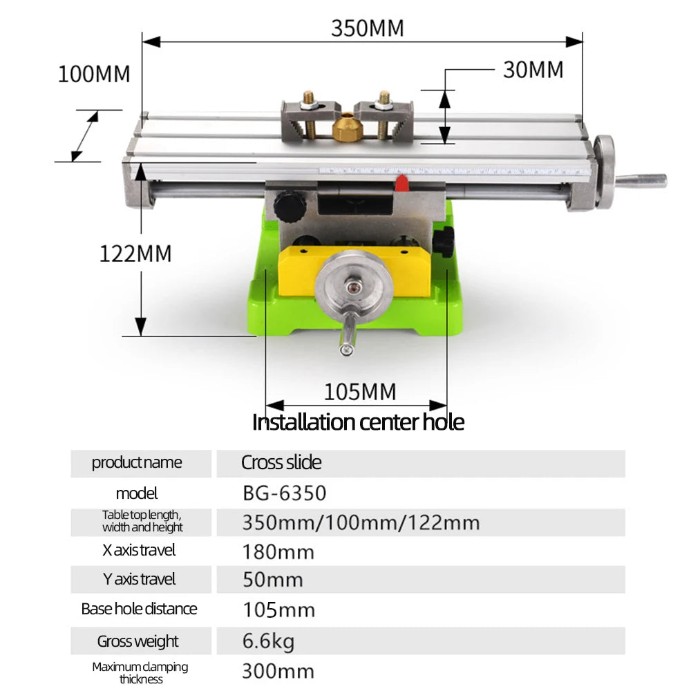 Boormachine - Boorbankschroef - Boorbankspanklem - Multifunctionele miniboorbankschroef - Werktafel voor freesmachine - QUORE