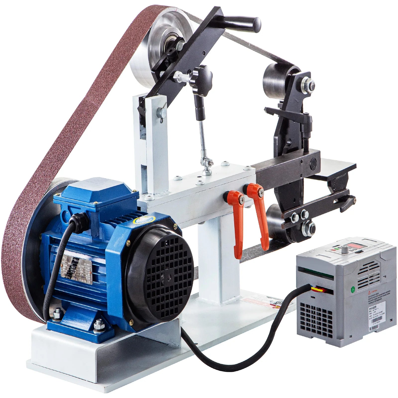 VEVOR 1.5KW Belt Grinder Machine 2 x 82in Variable/Constant Speed 3 Mode Electric Belt Sander for Tool Polishing Knife Making - QUORE