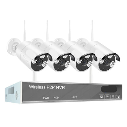 Draadloos Beveiligingssysteem – CCTV Camera Set – IP Camera – Bewakingscamera – Surveillance Systeem – 1080P Full HD – Waterdicht IP66