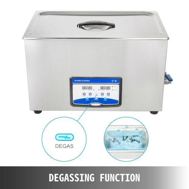 Ultrasoonreiniger - Wasmachine - Ultra Sonic Cleaner - Ultrasoonreiniger Glazen - 3.2L - met Ontgassingsfunctie
