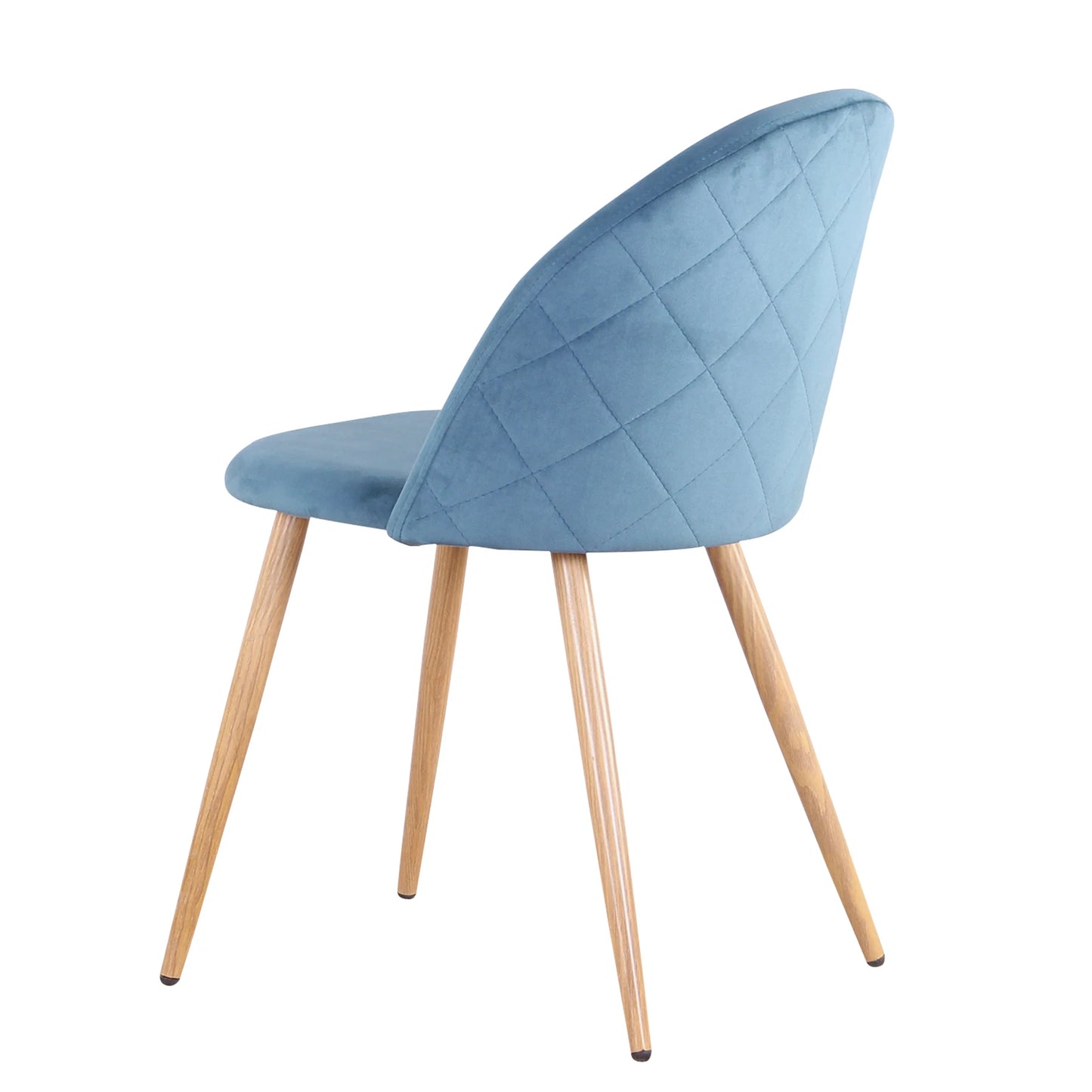 Eetkamerstoelen – Fluwelen Stoelen – Velvet Stoelen – Metalen Stoelen – Compacte Afmetingen – Max. Draagkracht 120 Kg