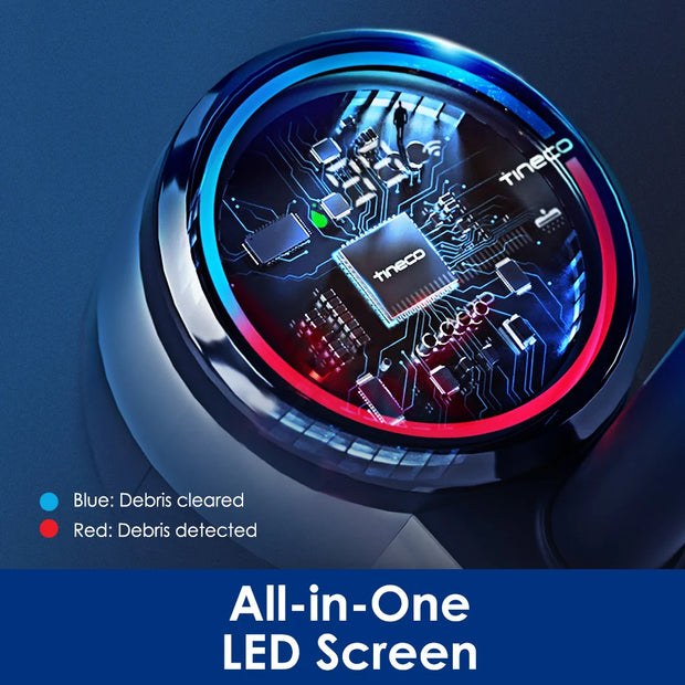 Cordless Stick Vacuum Cleaner - Stick Vacuum Cleaner - Vacuum Cleaner - Cordless Stick Vacuum Cleaner - Powerful Suction - HEPA Filter - 220W - 4000mah - 2-in-1 wet-dry vacuum cleaner - Black/White