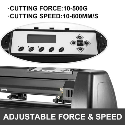 Vinyl Cutter Plotter – Snijplotter – Snijmachine – Sticker Cutter – Vinyl Snijder – 34 Inch Snijbreedte – Aluminium Behuizing Blauw