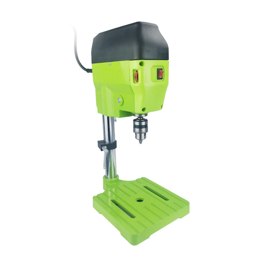 BG-5166A - Tafelboormachine - Variabele Snelheid - Werktafel - kantelbaar - Dieptestop - Kolomboormachine - Tafelkolomboormachine - 480W - 1-10mm - 60Hz - Groente - QUORE
