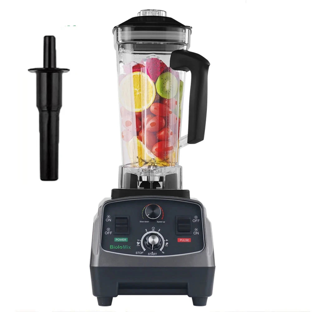 Blender - Smoothie Maker - Blender Smoothie - Foodprocessor - 2200W - 2L - BPA-vrije - Zes Mesbladen - Ice Crusher - Standaard