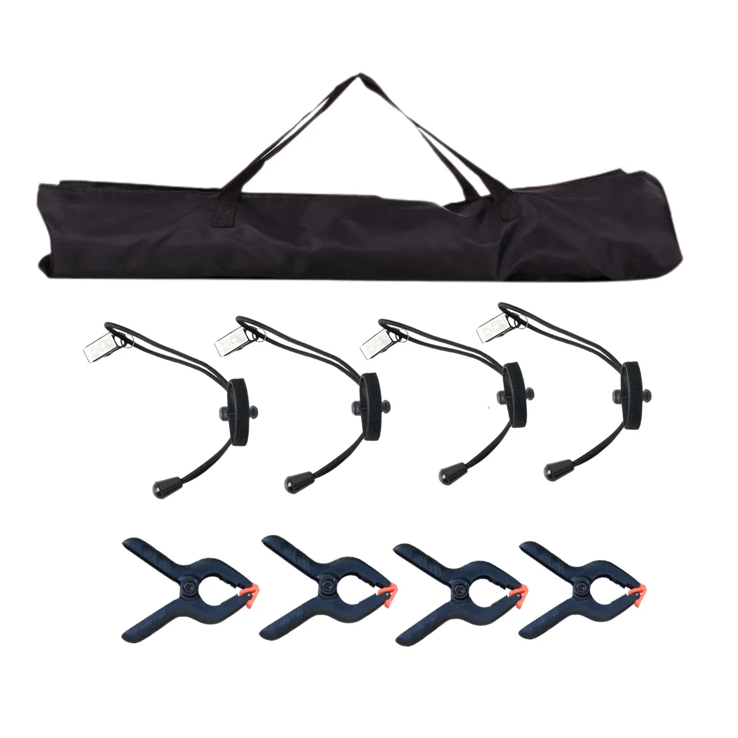 Lacyfans- Achterdoek Stand Kit - 200x200cm - Fotografie Achterdoek Stand Verstelbaar - Fotografie Achtergronden - Aluminium - Zwart - QUORE