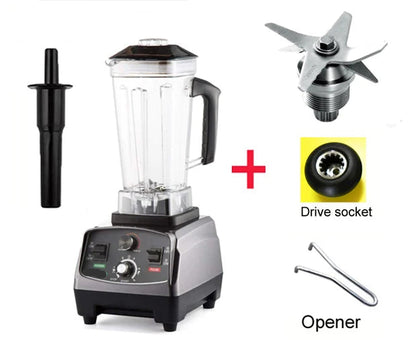 Blender - Blender Smoothie - Smoothie Maker - Foodprocessor - 2200W - Soepmaker - met Timer - 2L BPA-vrije Mengkan - Met Extra 3 Onderdelen