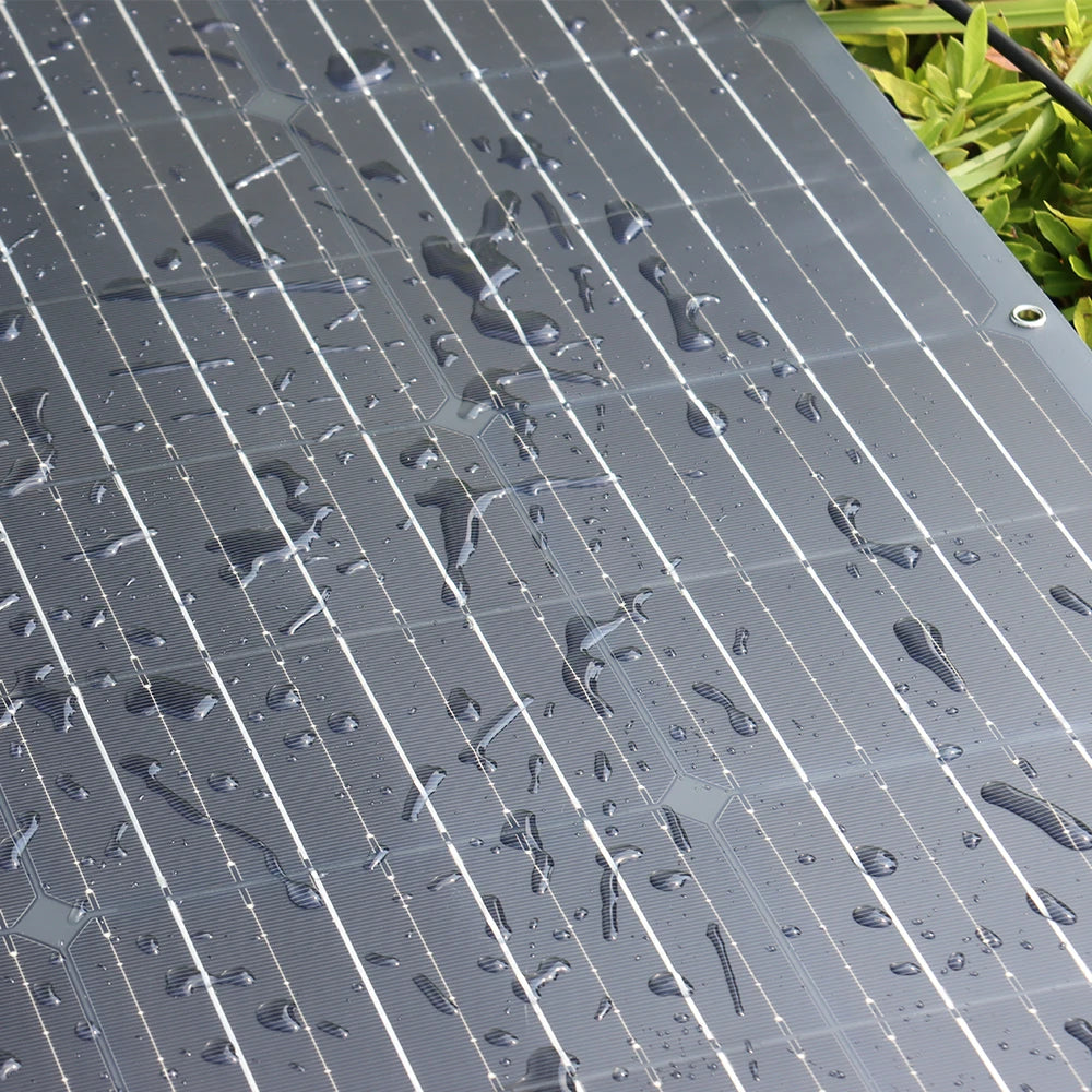 Zonnepaneel - Zonnepanelen - Monokristallijn - 300W - Flexibel - Buigzaam Waterdicht - voor Camper - Boot - Caravan - Outdoor en Off-Grid