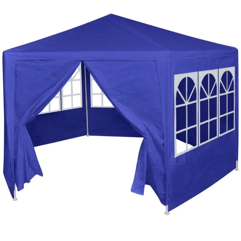 Partytent – Tuinentent – Outdoor Partytent – Waterdichte Tent – Voor Buiten – 2 x 2 Meter – Stevig Gecoat Staal - Blauw