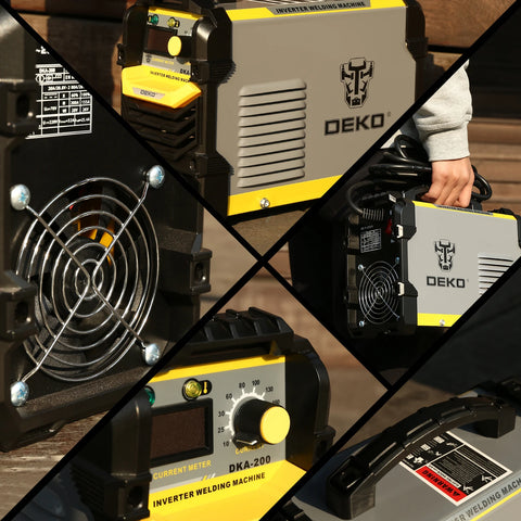 Deko - Welding Machine - Electric Welding Machine - Inverter Electric Welding Machine - MMA Welding Works - Gray