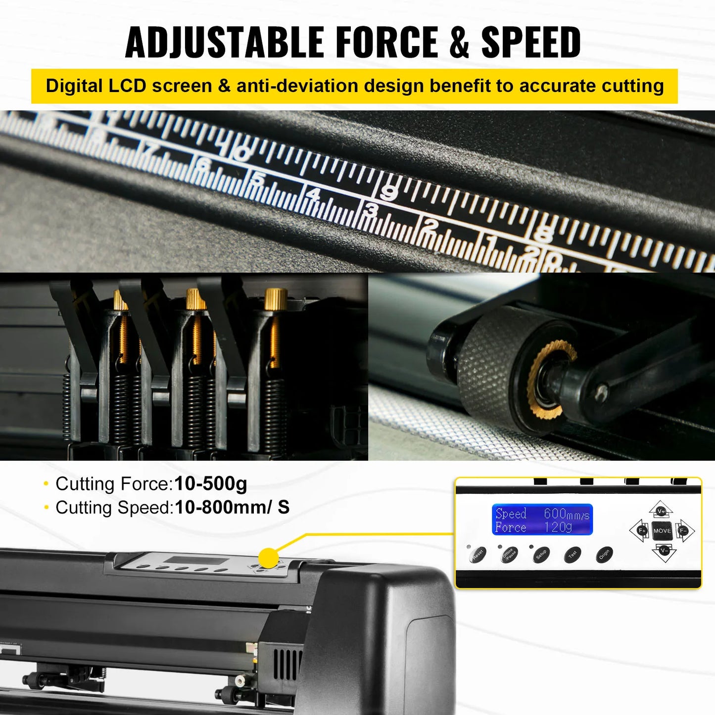 Snijmachines - Vinyl Cutter Plotter - Graveermachine- 1350MM - Professionele Snijmachine - Snijplotter Machine - Vinylsnijder - voor DIY Reclame en Etiketten