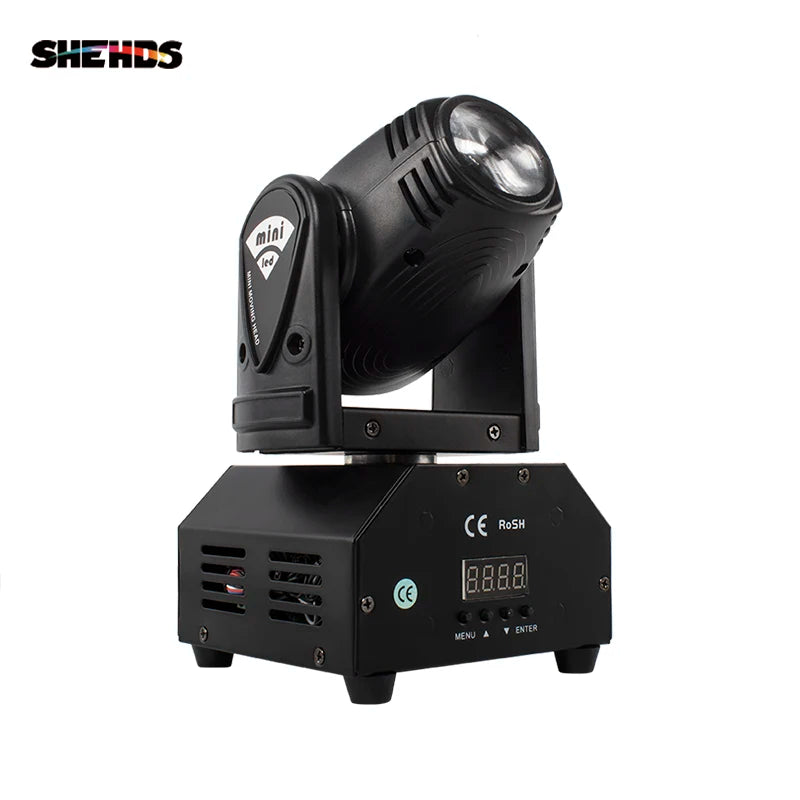 Moving Head Verlichting – LED Podiumlicht – DJ Licht – Disco Spot – Feestverlichting – 4 Stuks – 10W RGBW LED – DMX512 Besturing