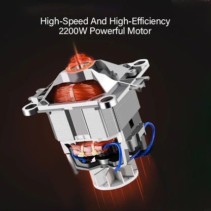Blender - Smoothie Maker - Blender Smoothie - Foodprocessor - 2200W - 2L - BPA-vrije - Zes Mesbladen - Ice Crusher - met Extra Pot