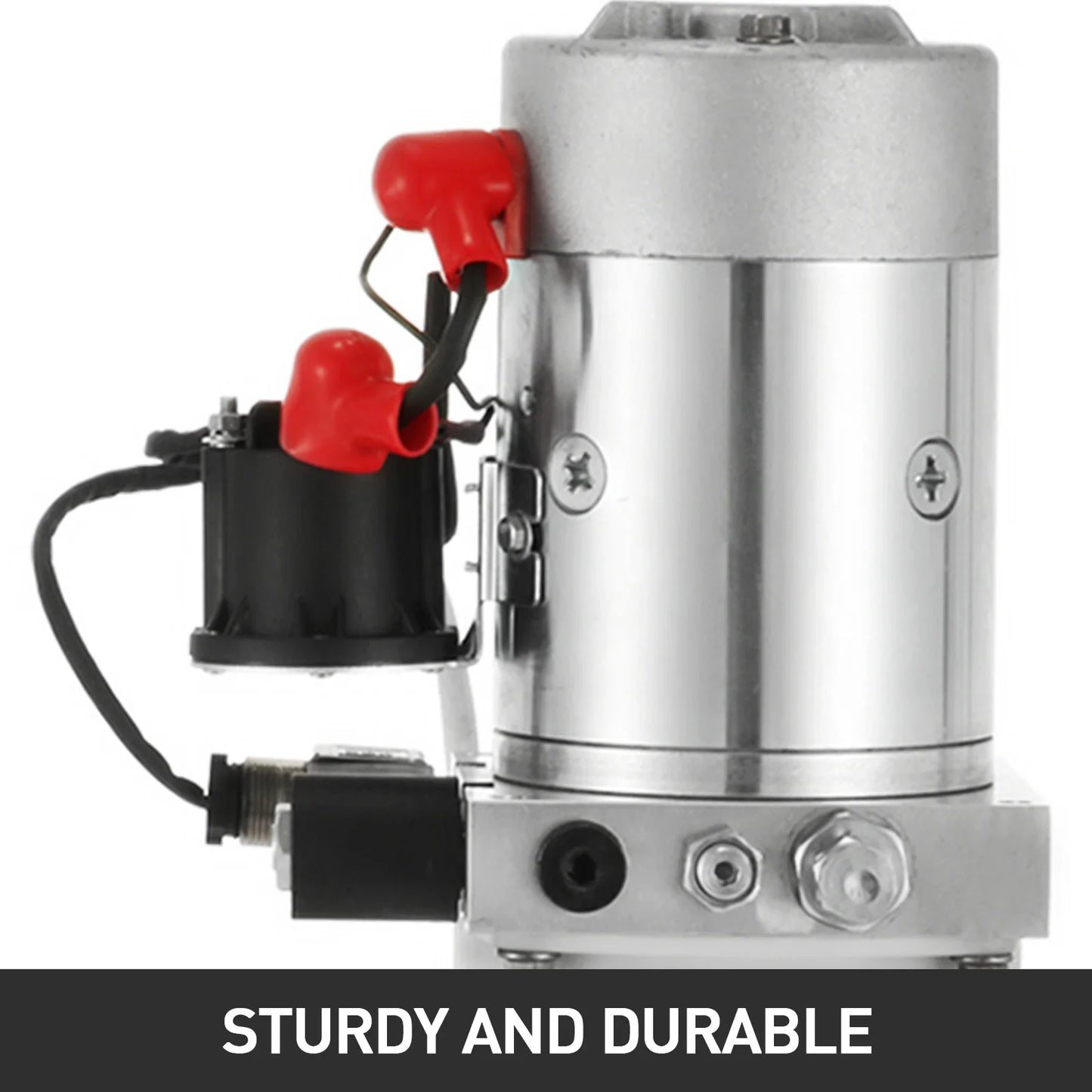 Hydraulische Pomp – Hydraulische Unit – Hydraulisch Systeem – Elektrische Pomp – Kiepwagen Pomp – 12V Motor – 7 Liter Kunststof Reservoir - QUORE