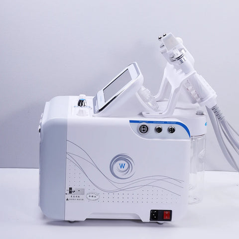 Hydra Gezichtsapparaat - 6 In 1 - H2O2 Water Zuurstof Jet Peel - Huidreiniging - Hydra Dermabrasie-apparaat - QUORE