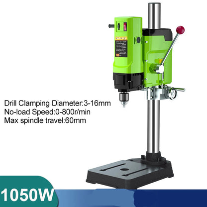 Tafelboormachine – Boormachine – Klusmachine – Doe-Het-Zelf – 1050W Motor – Instelbare Snelheid – 3-16 Mm Boorklemcapaciteit - QUORE