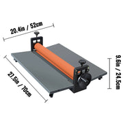 Handmatige Koudlamineermachine 25,6"x1" - Voor A3/A4 Papier, Posters, Foto's & Boekomslagen - Perfect voor Documenten en Schilderijen - QUORE