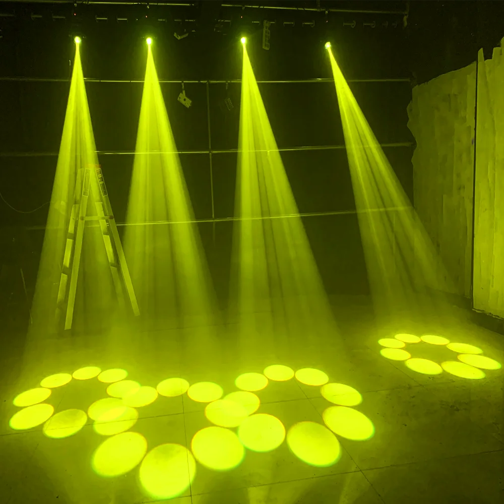 Mini LED Moving Head Licht – DJ Lamp – Podiumverlichting – Moving Head Spot – LED Effect Licht – 120W Krachtige Beam – 8 Roterende Prisma’s – EU Plug - QUORE
