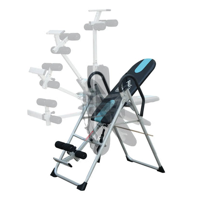 Inversion Table – Omkeerbare Trillingsbank – Fitness Tafel – Stretching Bank – Verstelbare Lengte 147-198 cm – Stabiel Stalen Frame 136 kg Draagvermogen - QUORE