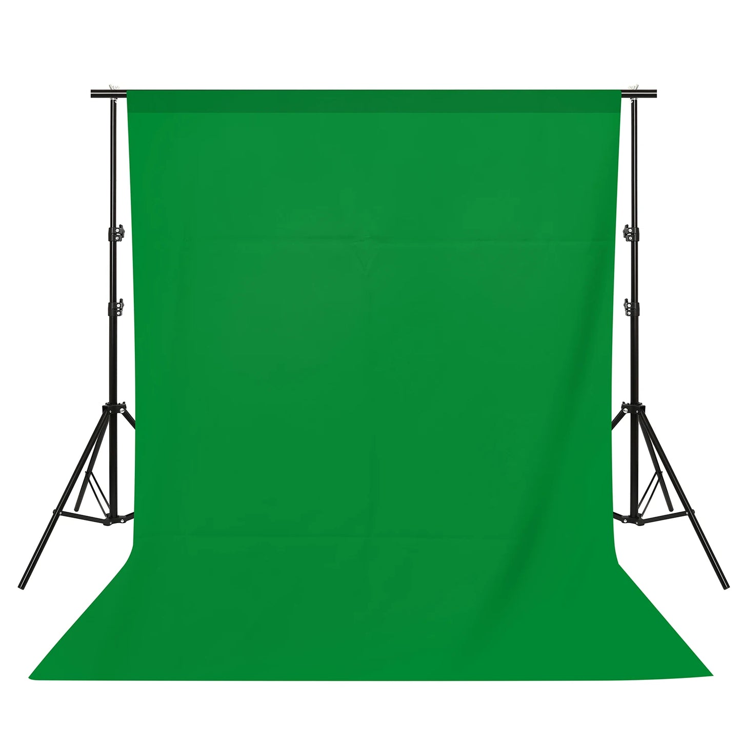 Lacyfans- Achterdoek Stand Kit - 200x200cm - Fotografie Achterdoek Stand Verstelbaar - Fotografie Achtergronden - Aluminium - Zwart - QUORE