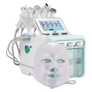 Hydrafacial Machine - 220V - 7 in 1 - Kunststof - EU-stekker - Elektrisch - Huidverzorgingsapparaat - Professionele behandelingen - Wit