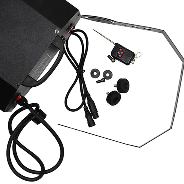 Shehds - Rookmachine - 3000W - Afstandsbediening - DJ DMX Podium Effect - Professionele Podium Apparatuur - Rookmachine - Voor Kerst/Bruiloft - Zwart