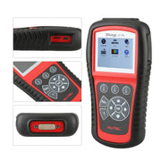 OBD2-Scanner - Diagnosecomputer - Slimme Diagnosetool - Foutverwijdering - OBD2-Scanner - Autodiagnosetool - OBD2, EOBD, Codelezer, Motor, ABS, Airbag, Transmissie - 2.8 TFT-Kleurendisplay - Rood