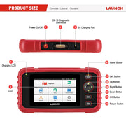 OBD2-scanner - Diagnosecomputer - Slimme diagnosetool - Foutverwijdering -  Professionele tool - Automatische codelezer - TMPS-autoscanner - Zwart