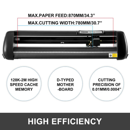 34-inch Vinyl Cutter – Snijplotter – Snijmachine – Plotter – Vinylsnijder – Precisie Tot 0,01 mm – Snijbreedte Tot 78 cm