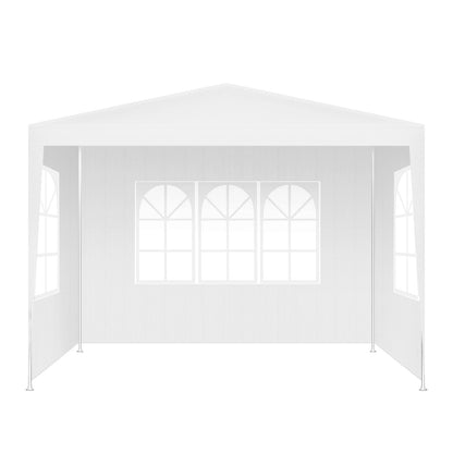 Partytent – Tuinent – Waterdichte Outdoor Tent – Luifel – Beschut – Waterdicht PVC – Metalen Frame – 3x3 Meter - Wit