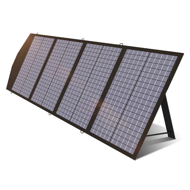 AllPowers - AP-SP-029-BLA - Zonnepaneel - Opvouwbaar zonnepaneel - zonnepanelen compleet pakket - Polykristallijn silicium - 140W - Zwart