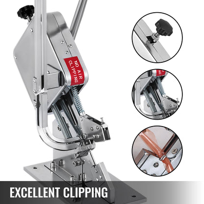 Clipmachine – Clipper – Sluitmachine – Verpakkingsmachine – Gebruiksvriendelijk – Robuust Staal – 5000 Clips Inbegrepen