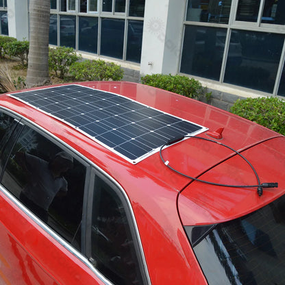 Zonnepaneel – Monokristallijn Paneel – Solar Module – Zonne Energie – 100W Vermogen – Compact Lichtgewicht – Weerbestendig IP67