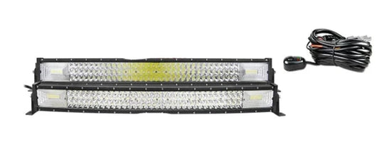 32 inch - Draad - Led Werklampen voor Tractor - Dagrijverlichting - Enkele Rij - Led Lichtbalk  - Offroad Rijdende Lichten - Mistlamp - Led Light Bar Voor Vrachtwagen - Tractor - Auto - Boot - ATV - QUORE