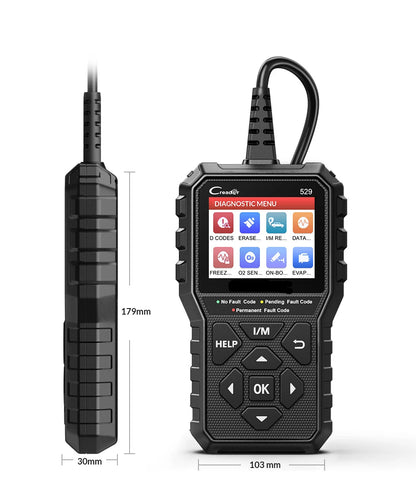 OBD Scanner - OBD2 - Auto Scanner - Auto uitlezen - Diagnose Apparatuur voor Auto's - Automotive Code Reader - Diagnosetool - MIL Reset - Check Engine - Foutcode Uitlezen - Live Data DIY - QUORE