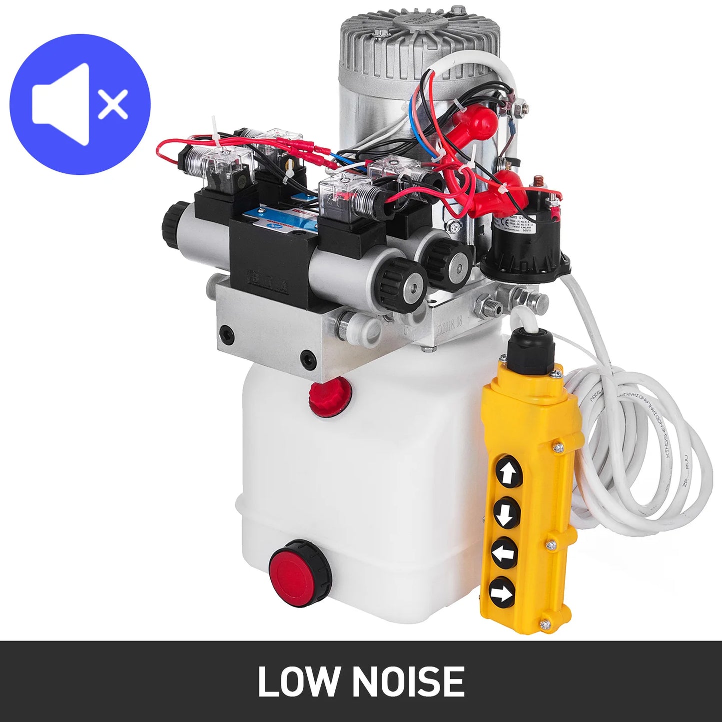 Hydraulische Pomp – Hydraulisch Aggregaat – Hydraulische Motor – Elektrische Pomp – Dump Trailer Pomp – 12V DC Motor – 4,5L Reservoir