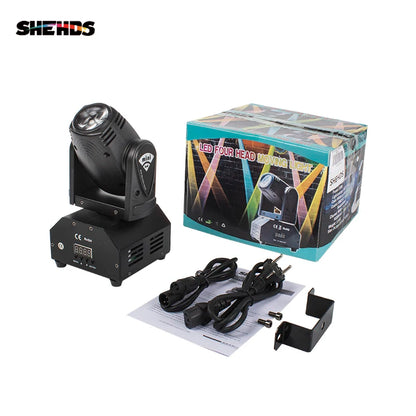 Moving Head Verlichting – LED Podiumlicht – DJ Licht – Disco Spot – Feestverlichting – 4 Stuks – 10W RGBW LED – DMX512 Besturing