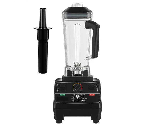 Blender – Blender Smoothie - Smoothie Maker - Blender to go - Foodprocessor - Keukenmachine - Professionele Blender met Smart Timer – 2200W – voor Smoothies, ijsblokjes, soepen & sappen - 2-liter BPA-vrije kan - QUORE