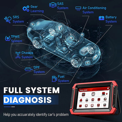 Autodiagnosetool – Diagnose Scanner – Foutcode Uitlezer – OBD2 Scanner – Auto Diagnosesysteem – 8 Inch Scherm – WiFi & Bluetooth Verbinding