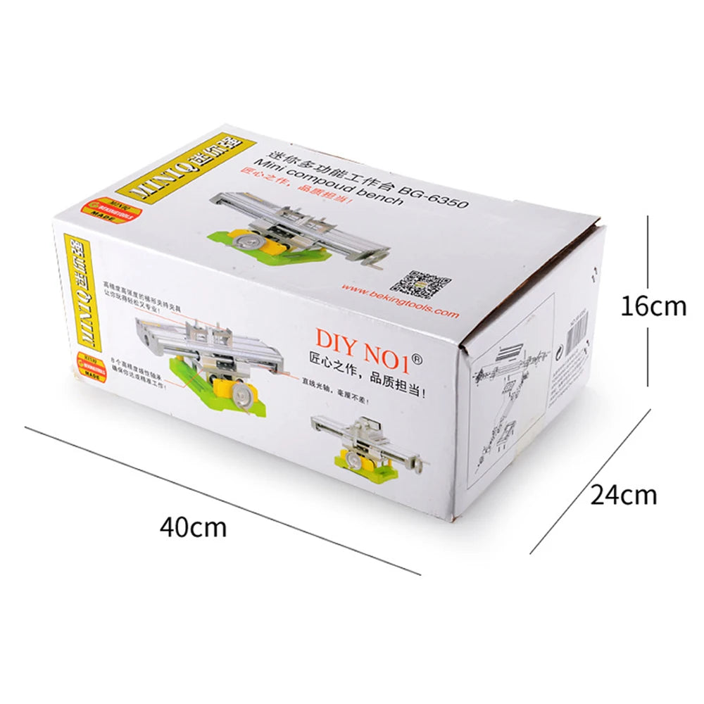 Boormachine - Boorbankschroef - Boorbankspanklem - Multifunctionele miniboorbankschroef - Werktafel voor freesmachine - QUORE