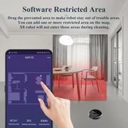Abir - Robotstofzuiger - Stofzuiger - Laserlidar - UV-lamp - TOF Wisdom - APP Restricted Area - 6500pa - HEPA - 14,8V - 32W - Zwart