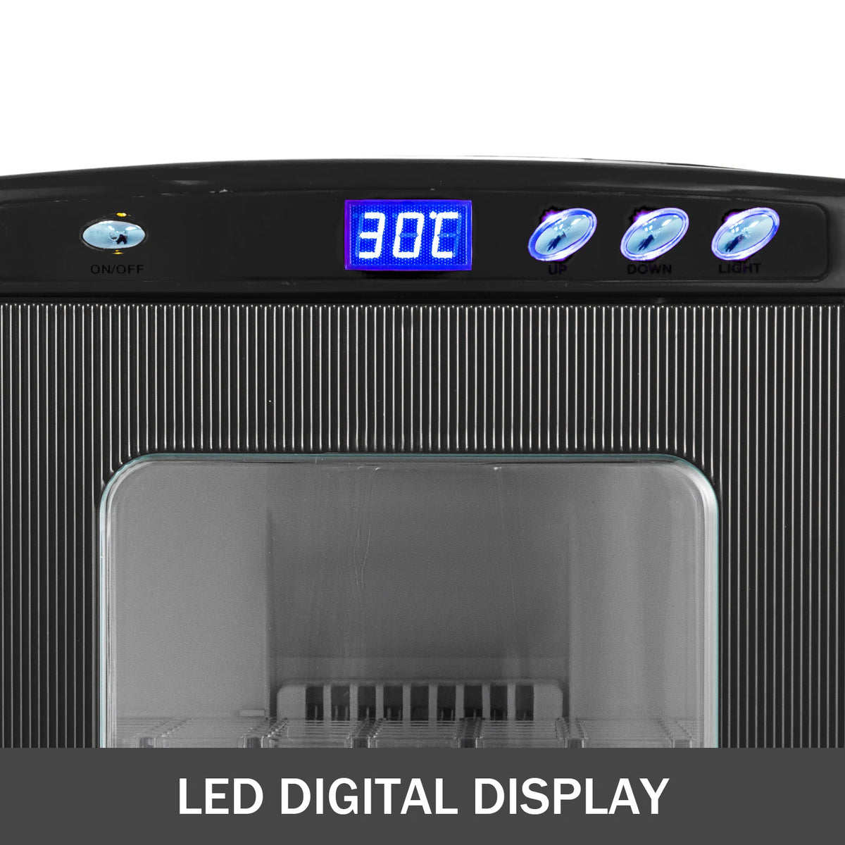 Reptielen Broedmachine - Egg Incubator - Ei incubator - 25L - Koeling En Verwarming - 5-60 °C - 110V A - 12V DC - Zwart - QUORE