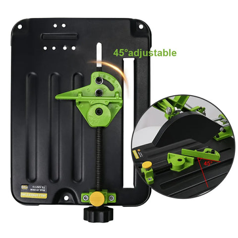 Haakse slijper - slijpstandaard - steun voor slijpmachine - slijpstandaard - gereedschap voor houtbewerking - met Dremel accessoires voor elektrisch gereedschap