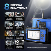 Topdon - OBD2 Scanner - Diagnose Computer - Smart Diagnostic Tool - Fout Verwijderen - Professionele Auto Diagnose Tool - ABS Airbag Olie EPB DPF TPMS BMS Reset - Zwart