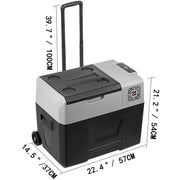 Koelkast - Minikoelkast - Minifridge - Minikoelkast voor drankjes - kleine koelkast - Koelkasten - 42Qt 40L - 12/24V DC 240V - Ijsvak voor Camping, Picknick