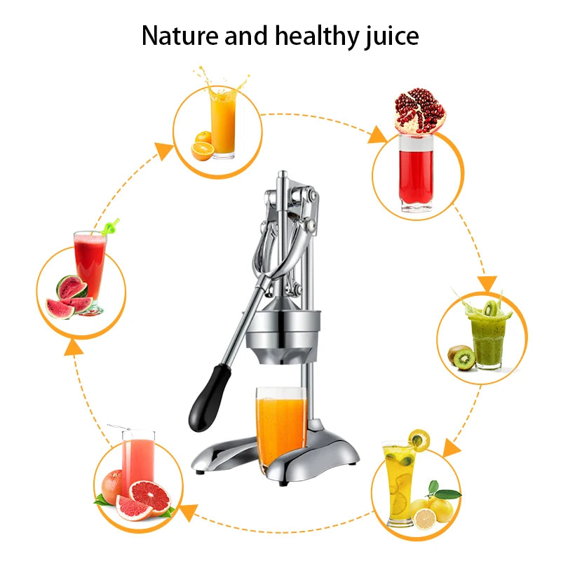 Stainless Steel Citrus Fruits Squeezer Orange Lemon  Juicer Lemon Fruit Pressing Machine Press Juicer Home commercial - QUORE