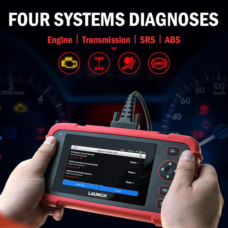 OBD Scanner - OBD2 - Auto Scanner - Auto uitlezen - Diagnose Apparatuur voor Auto's - Auto Diagnose Tool - Codelezer - Vier Systeem Diagnostiek - DPF Regeneratie - Olie Reset - Werkt met 57+ Automerken - AutoVIN