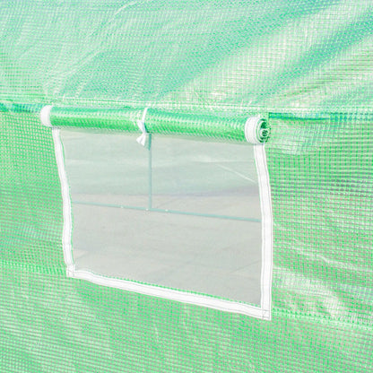 Tuinkas – Kweekkas – Groentekas – Plantenkas – Kas – Stevig Stalen Frame – UV-Bestendige Waterdichte PE Hoes 600x300x200 cm