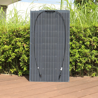 Zonnepaneel - Zonnepanelen - Monokristallijn - 300W - Flexibel - Buigzaam Waterdicht - voor Camper - Boot - Caravan - Outdoor en Off-Grid