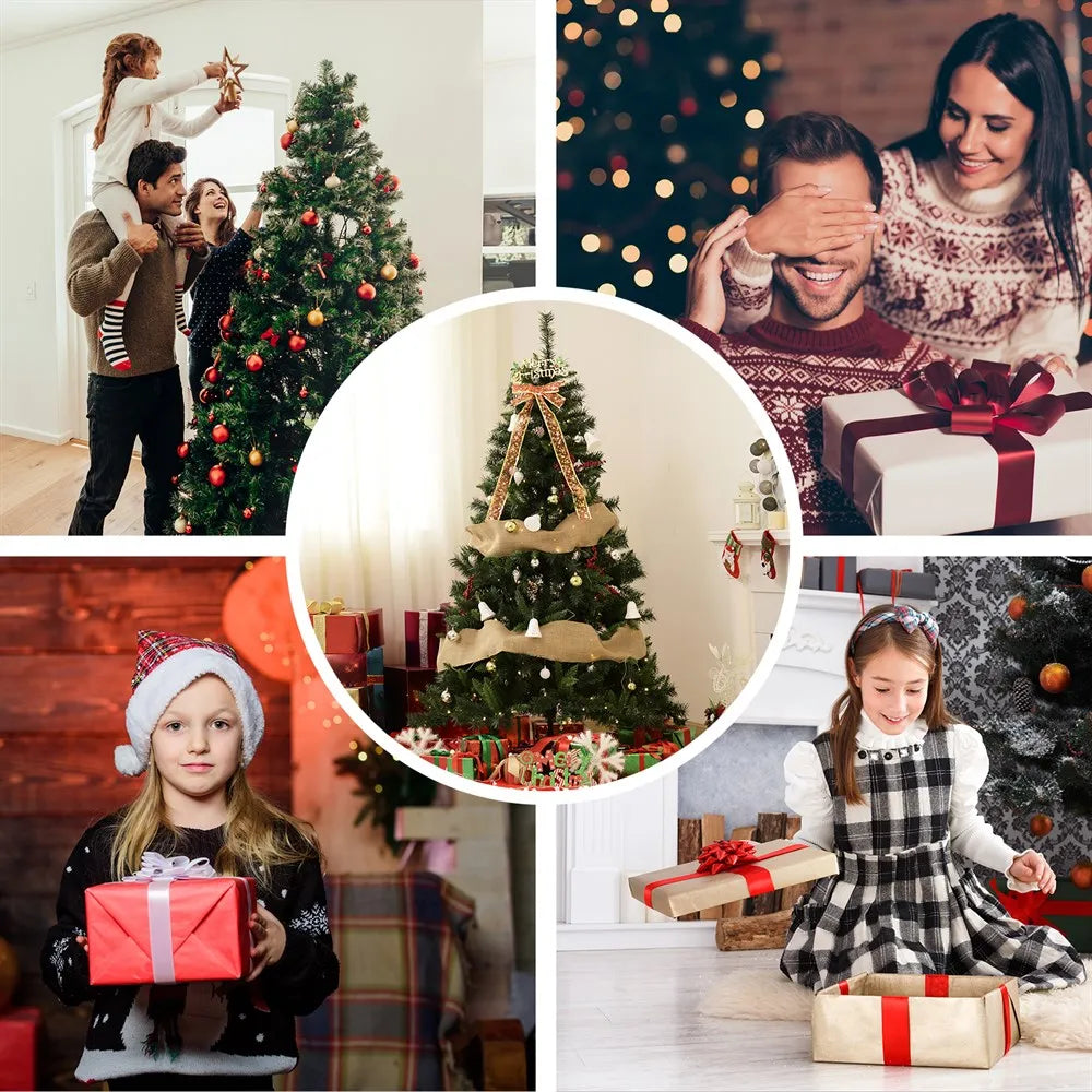 Homcom - Kunstkerstboom - Kunststof kerstboom - Triumph Tree - PVC bladboom - Voor huisdecoratie, tuin, winkelcentrum en restaurant - 1,8 m - Groen - QUORE